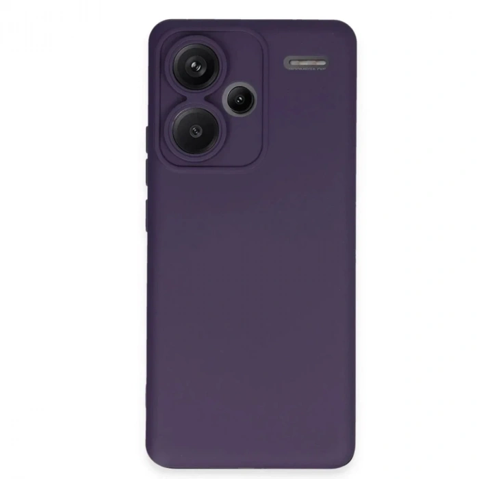 Mey İthalat®   Redmi Note 13 Pro Plus Kılıf Nano içi Kadife Silikon - Mor