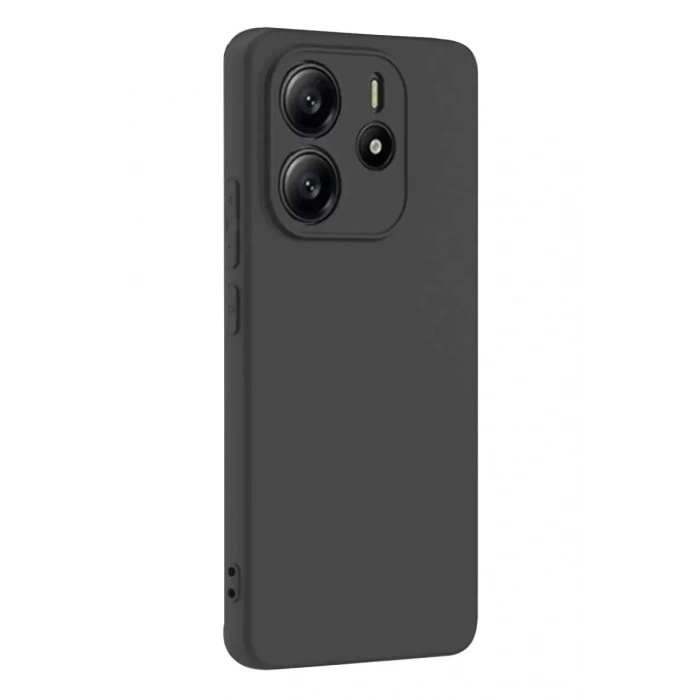Mey İthalat®   Redmi Note 14 4G Kılıf First Silikon - Siyah