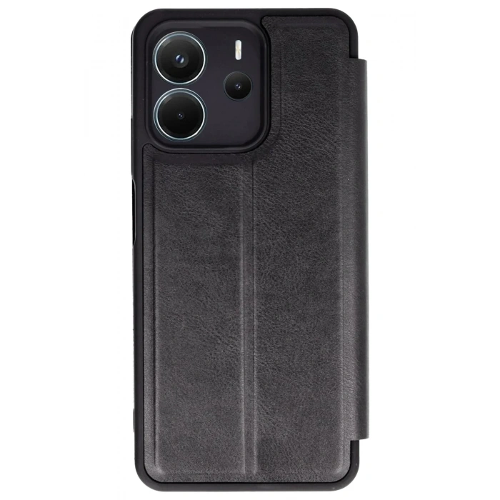Mey İthalat®   Redmi Note 14 4G Kılıf Flip Cover - Siyah