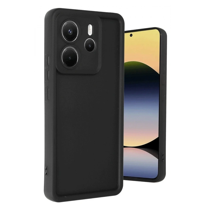 Mey İthalat®   Redmi Note 14 4G Kılıf Viera Silikon - Siyah
