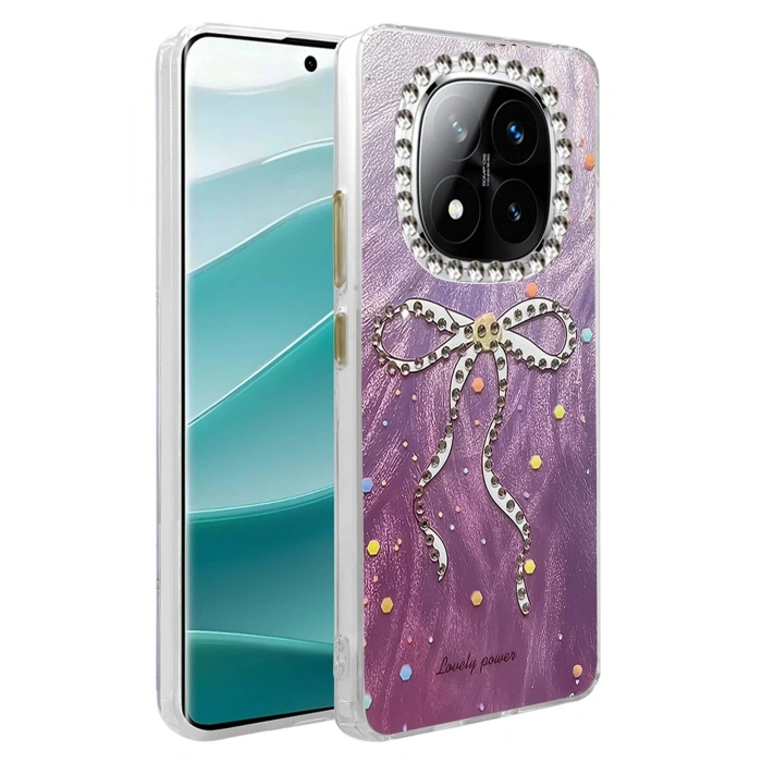 Mey İthalat®   Redmi Note 14 Pro 4G Kılıf Blade Aynalı Desenli Kapak - Desen 1