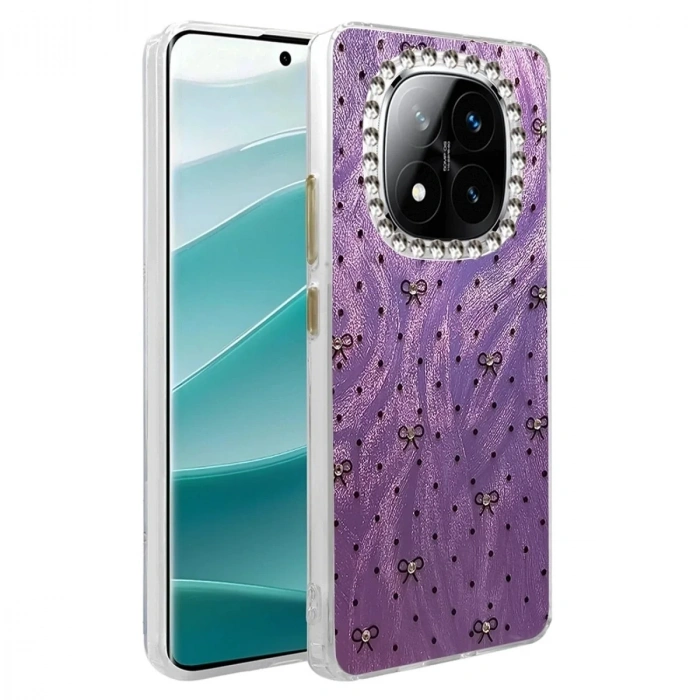 Mey İthalat®   Redmi Note 14 Pro 4G Kılıf Blade Aynalı Desenli Kapak - Desen 2