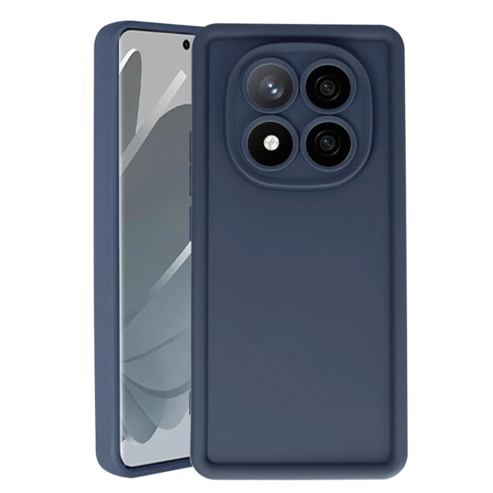 Mey İthalat®   Redmi Note 14 Pro 4G Kılıf Viera Silikon - Lacivert