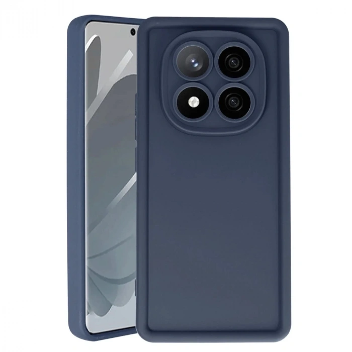 Mey İthalat®   Redmi Note 14 Pro 4G Kılıf Viera Silikon - Lacivert