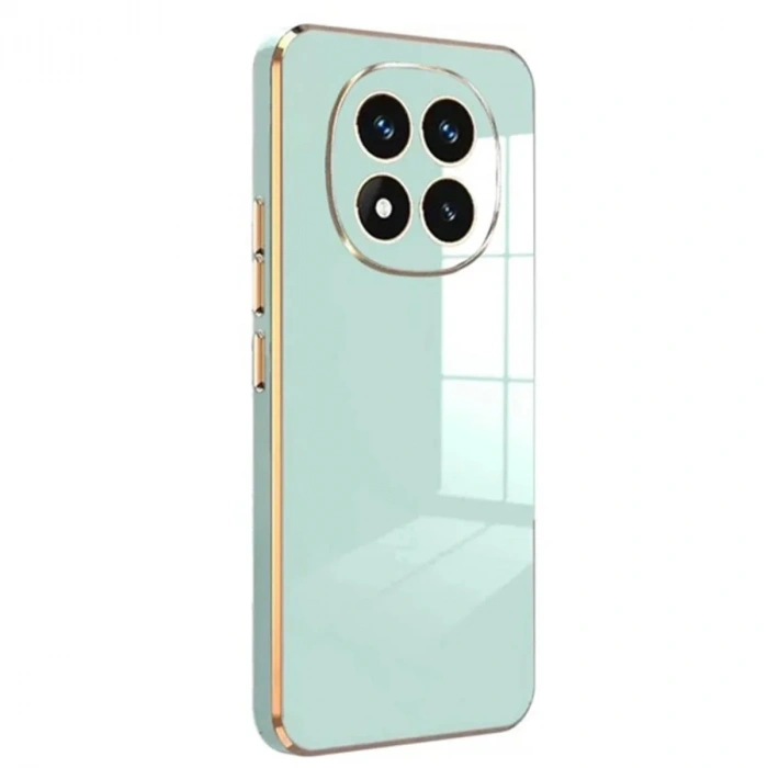 Mey İthalat®   Redmi Note 14 Pro 4G Kılıf Volet Silikon - Açık Yeşil