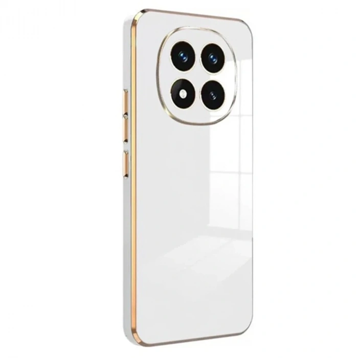 Mey İthalat®   Redmi Note 14 Pro 4G Kılıf Volet Silikon - Beyaz