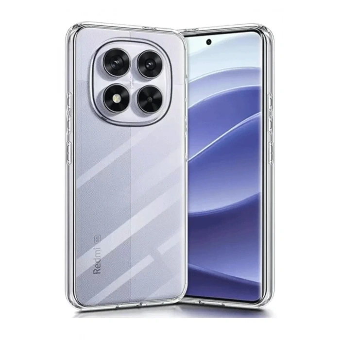 Mey İthalat®   Redmi Note 14 Pro 5G Kılıf Lüx Şeffaf Silikon