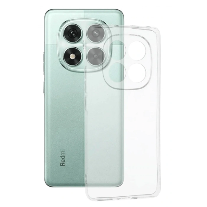 Mey İthalat®   Redmi Note 14 Pro 5G Kılıf Lüx Şeffaf Silikon