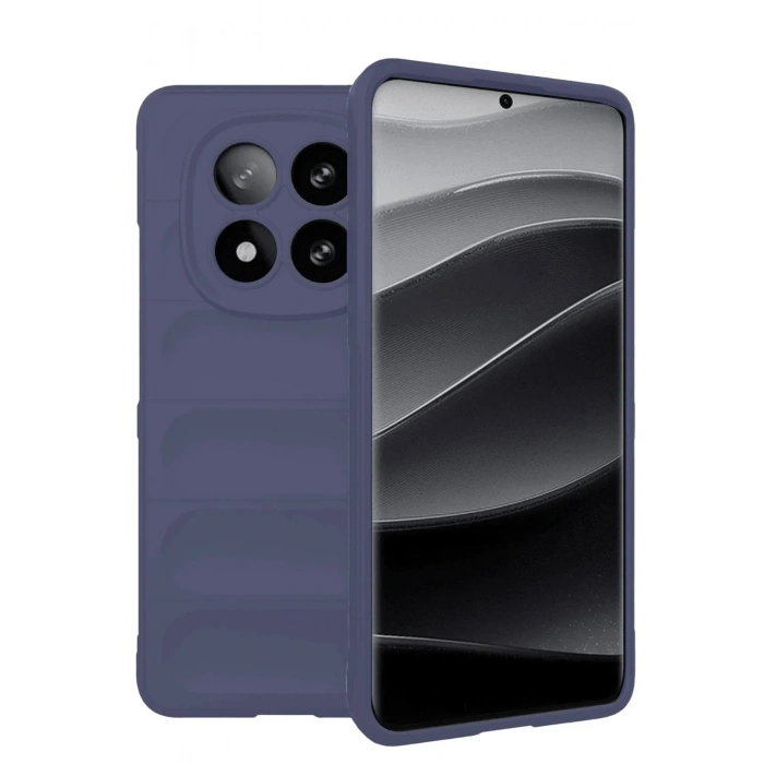 Mey İthalat®   Redmi Note 14 Pro 5G Kılıf Optimum Silikon - Lacivert