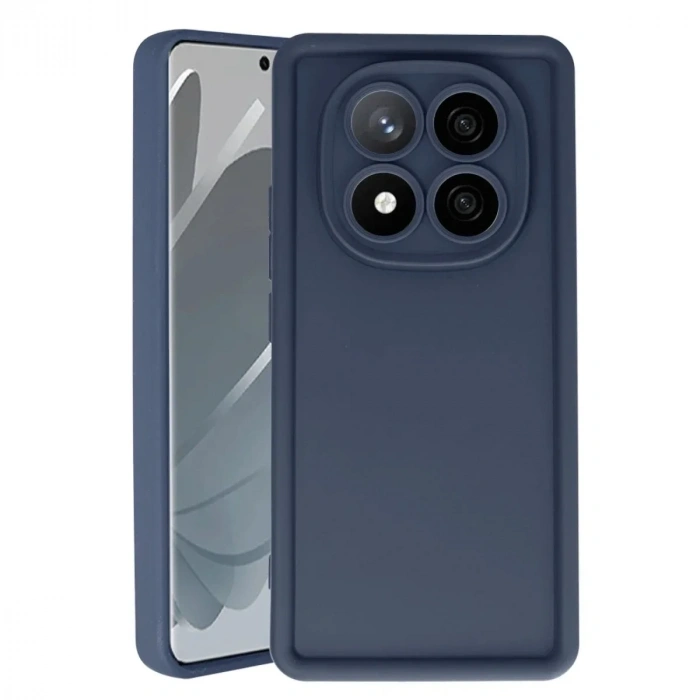 Mey İthalat®   Redmi Note 14 Pro 5G Kılıf Viera Silikon - Lacivert