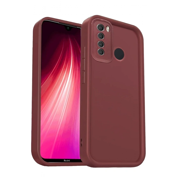 Mey İthalat®   Redmi Note 8 Kılıf Viera Silikon - Bordo