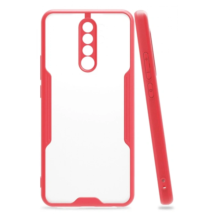Mey İthalat®   Redmi Note 8 Pro Kılıf Platin Silikon - Pembe