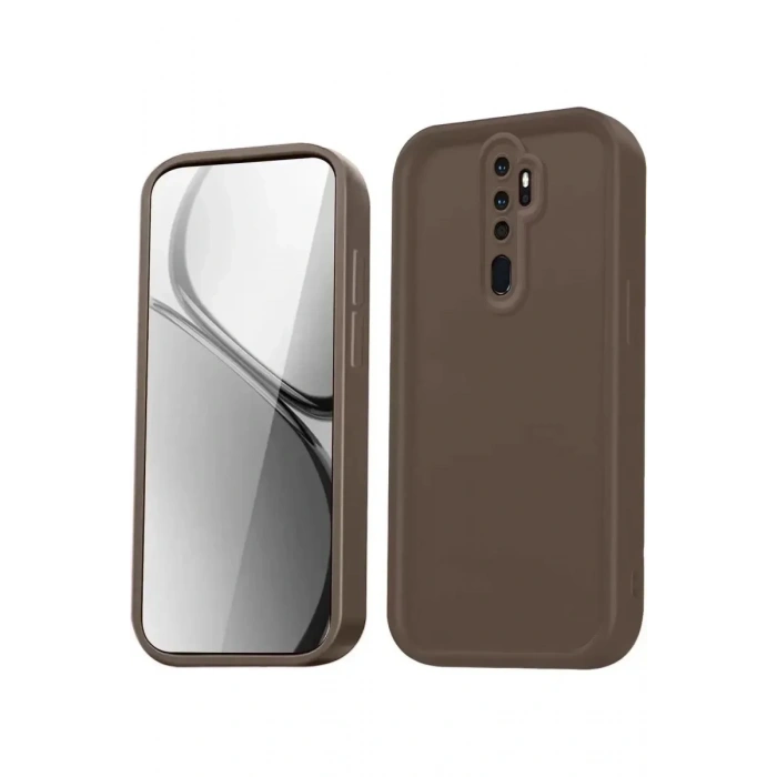 Mey İthalat®   Redmi Note 8 Pro Kılıf Viera Silikon - Kahverengi