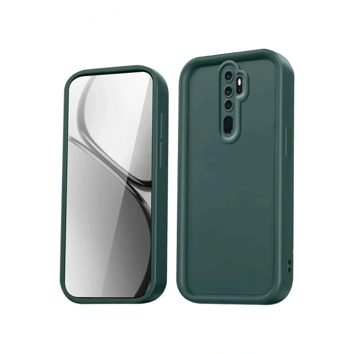 Mey İthalat®   Redmi Note 8 Pro Kılıf Viera Silikon - Koyu Yeşil