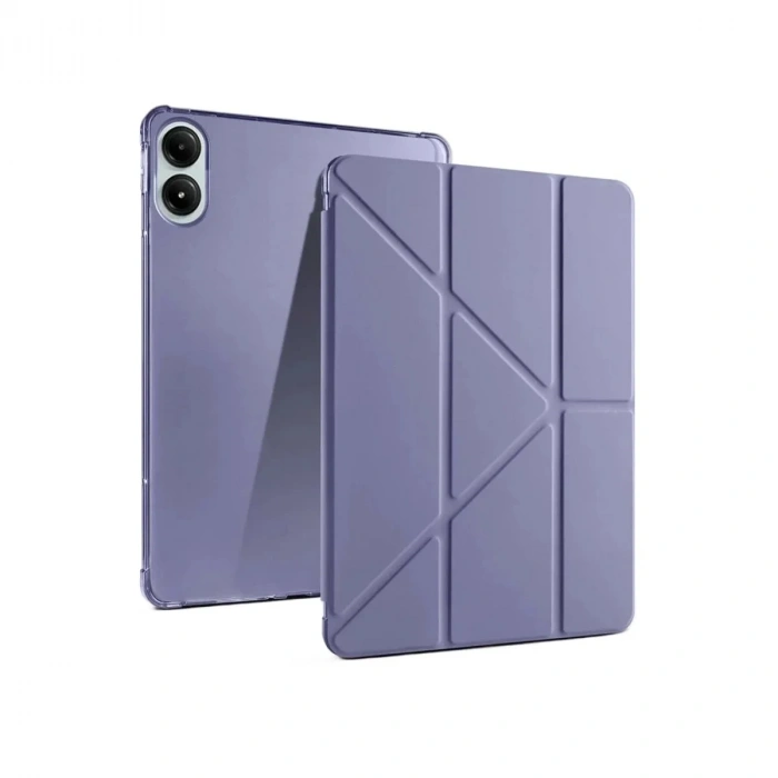 Mey İthalat®   Redmi Pad Pro 12.1 Kılıf Kalemlikli Mars Tablet Kılıfı - Lavender