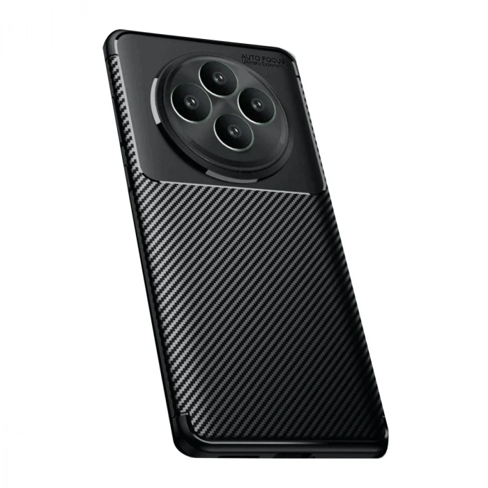 Mey İthalat®   Reno 11 FS Kılıf Auto Focus Karbon Kapak - Siyah