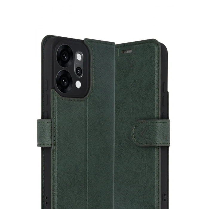 Mey İthalat®   Reno 14 Trend S Plus Kapaklı Kılıf - Yeşil