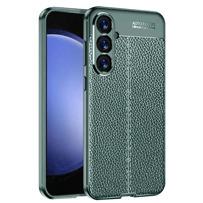 Mey İthalat®  Samsung A56 Kılıf Auto Focus Kapak - Koyu Yeşil