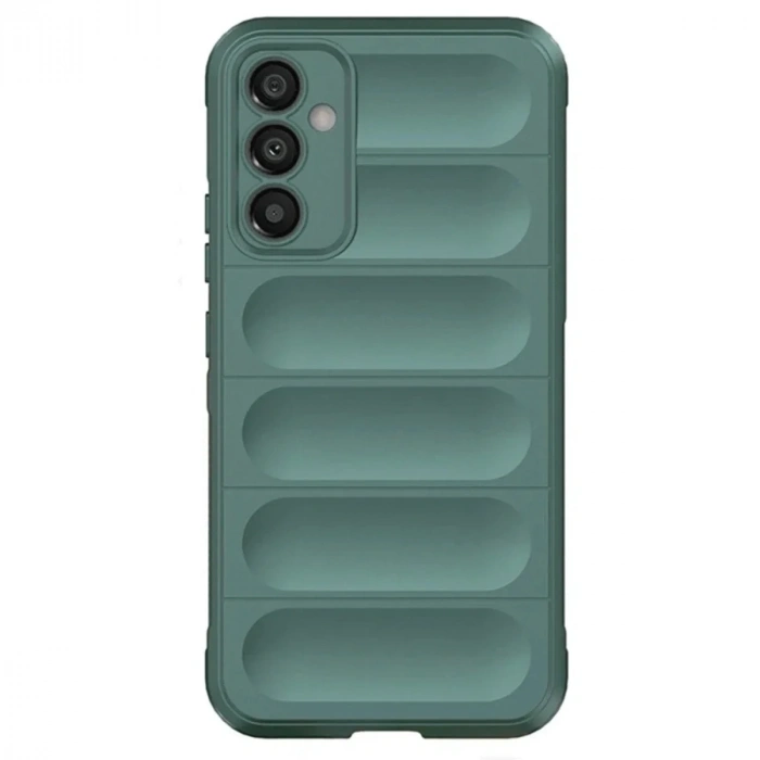 Mey İthalat®  Samsung A56 Kılıf Optimum Silikon - Koyu Yeşil