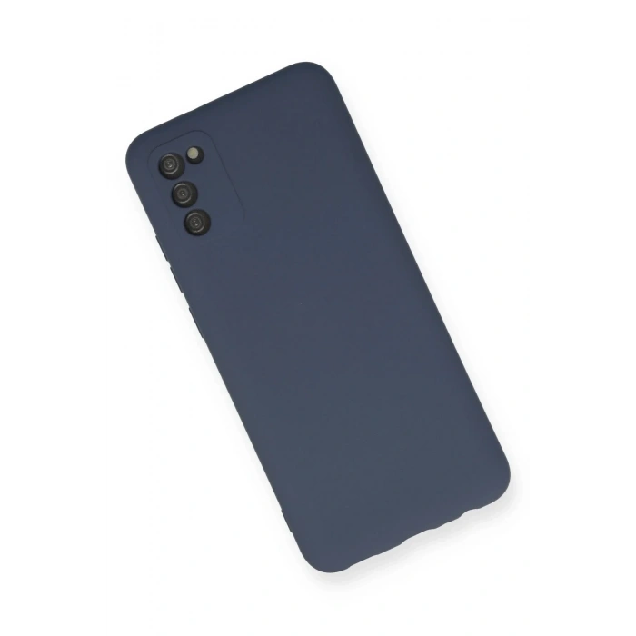 Mey İthalat®  Samsung Galaxy A03S Kılıf Nano içi Kadife Silikon - Gri