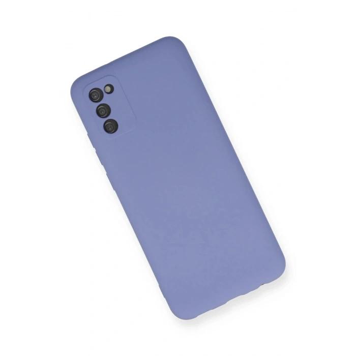 Mey İthalat®  Samsung Galaxy A03S Kılıf Nano içi Kadife Silikon - Lila