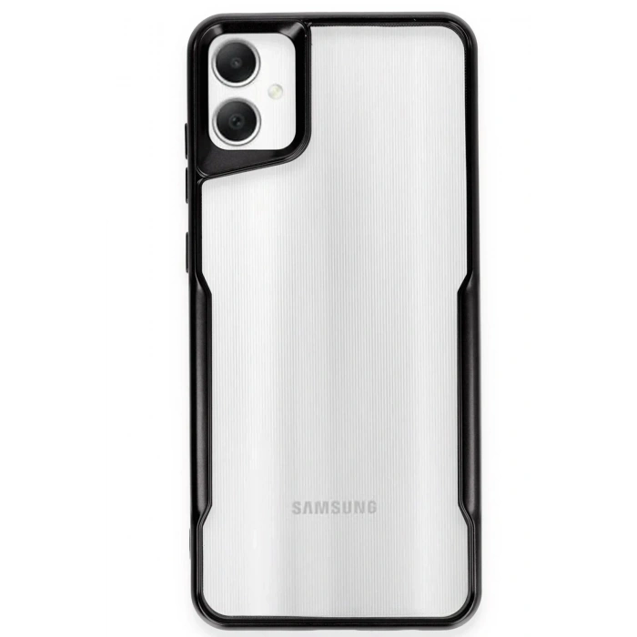 Mey İthalat®  Samsung Galaxy A05 Kılıf Boyi Silikon Kapak - Siyah
