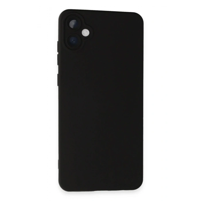 Mey İthalat®  Samsung Galaxy A05 Kılıf Nano içi Kadife Silikon - Siyah