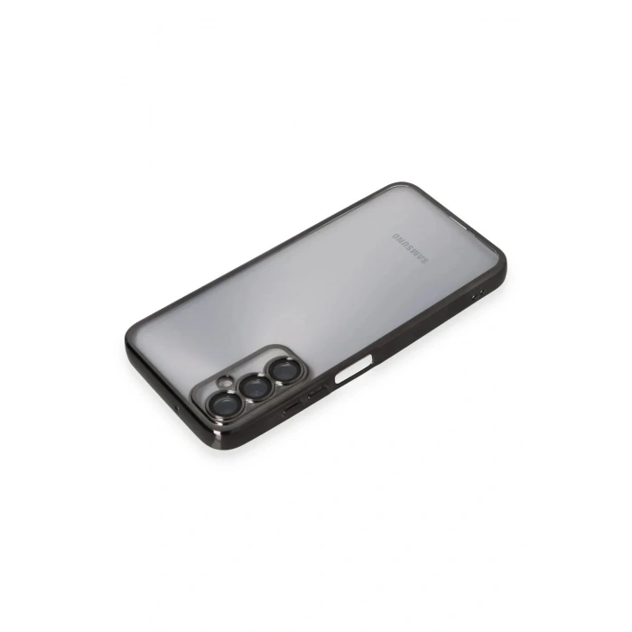 Mey İthalat®  Samsung Galaxy A05S Kılıf  Lensli Silikon - Siyah