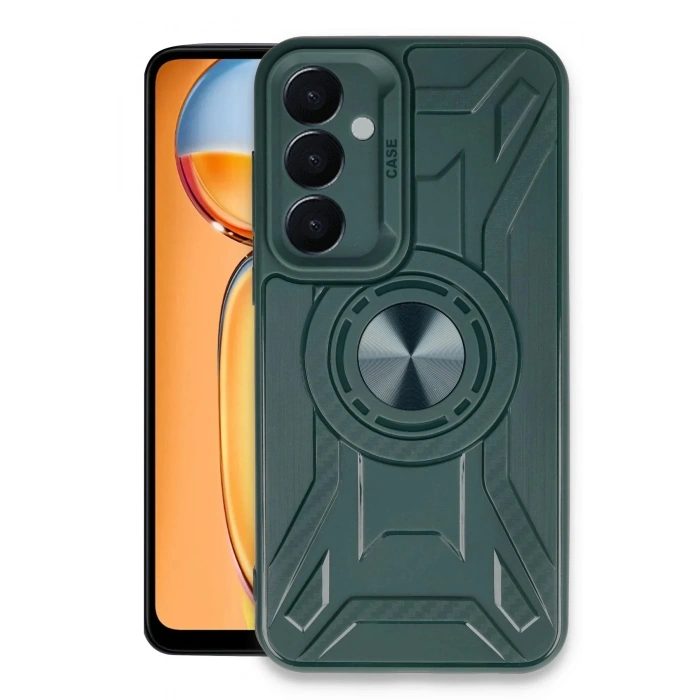Mey İthalat®  Samsung Galaxy A05S Kılıf Lincoln Silikon - Koyu Yeşil