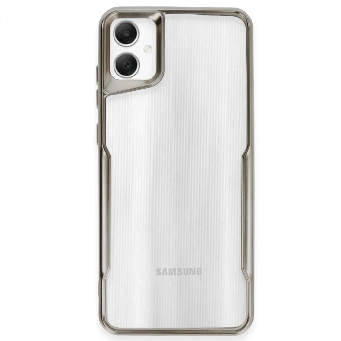 Mey İthalat®  Samsung Galaxy A06 Kılıf Boyi Silikon Kapak - Titan Gri