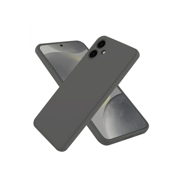 Mey İthalat®  Samsung Galaxy A06 Kılıf First Silikon - Gri