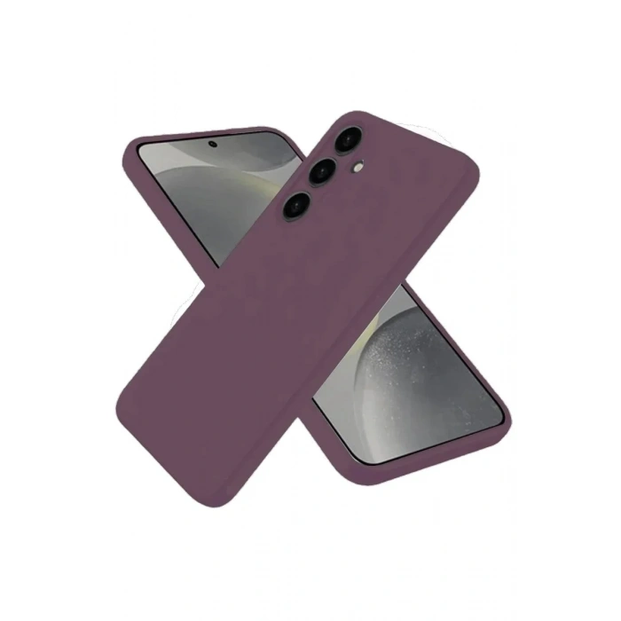 Mey İthalat®  Samsung Galaxy A06 Kılıf First Silikon - Mürdüm