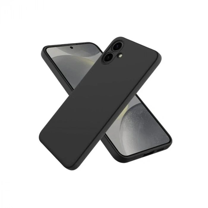 Mey İthalat®  Samsung Galaxy A06 Kılıf First Silikon - Siyah