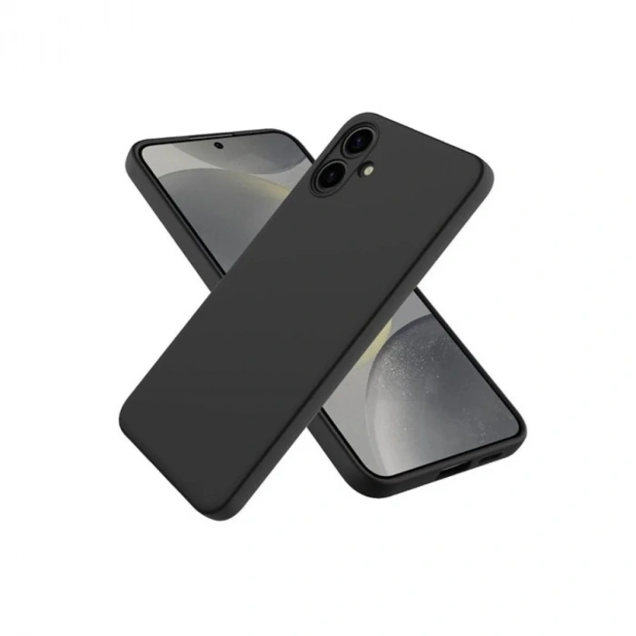 Mey İthalat®  Samsung Galaxy A06 Kılıf First Silikon - Siyah