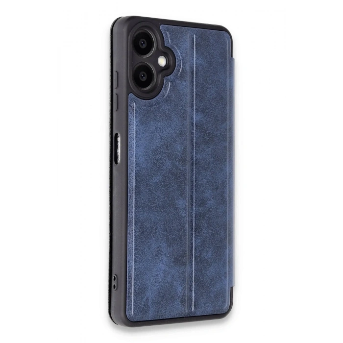 Mey İthalat®  Samsung Galaxy A06 Kılıf Flip Cover - Lacivert