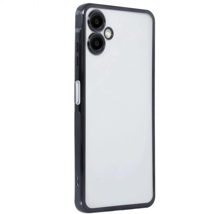 Mey İthalat®  Samsung Galaxy A06 Kılıf  Lensli Silikon - Siyah