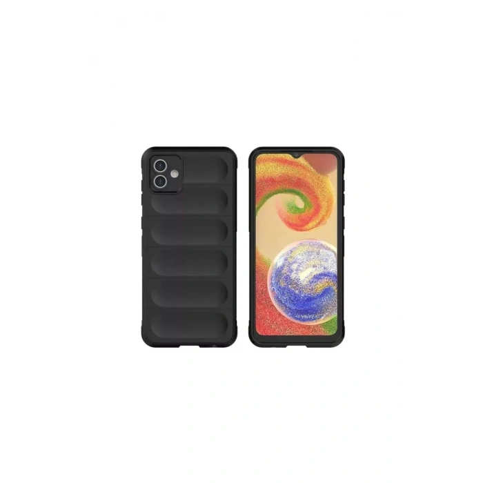 Mey İthalat®  Samsung Galaxy A06 Kılıf Optimum Silikon - Siyah