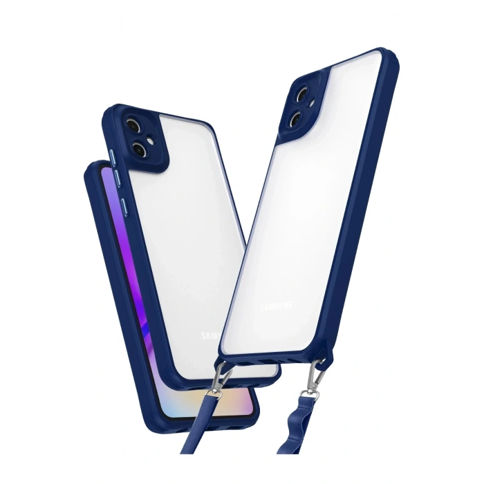 Mey İthalat®  Samsung Galaxy A06 Kılıf Penta Silikon Kılıf - Lacivert
