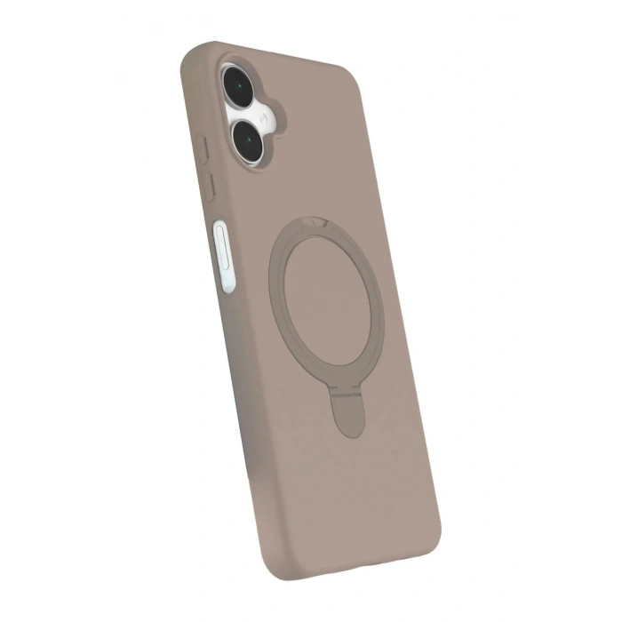 Mey İthalat®  Samsung Galaxy A06 Regal Magsafe Standlı Kapak - Çöl Titanyum