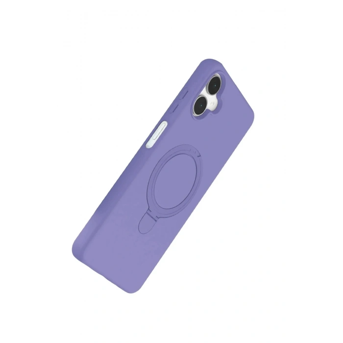 Mey İthalat®  Samsung Galaxy A06 Regal Magsafe Standlı Kapak - Lila