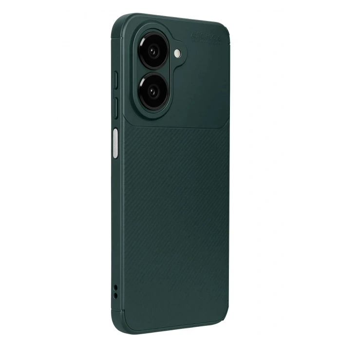 Mey İthalat®  Samsung Galaxy A07 4G Auto Focus Karbon Kapak - Koyu Yeşil