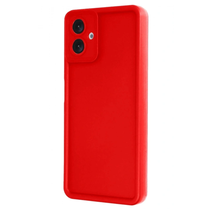 Mey İthalat®  Samsung Galaxy A07 4G Viera Silikon - Kırmızı