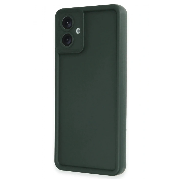 Mey İthalat®  Samsung Galaxy A07 4G Viera Silikon - Koyu Yeşil