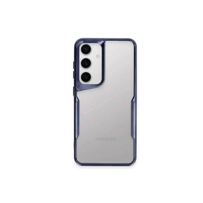 Mey İthalat®  Samsung Galaxy A15 4G Kılıf Boyi Silikon Kapak - Lacivert