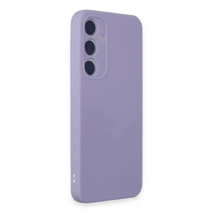 Mey İthalat®  Samsung Galaxy A15 4G Kılıf First Silikon - Lila