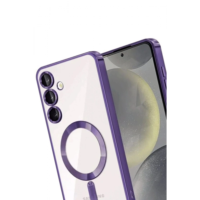 Mey İthalat®  Samsung Galaxy A15 4G Kross Magneticsafe Kapak - Mor