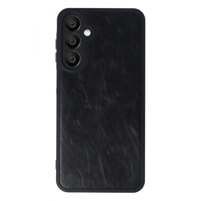 Mey İthalat®  Samsung Galaxy A16 5G Kılıf Aras Deri Kapak - Siyah