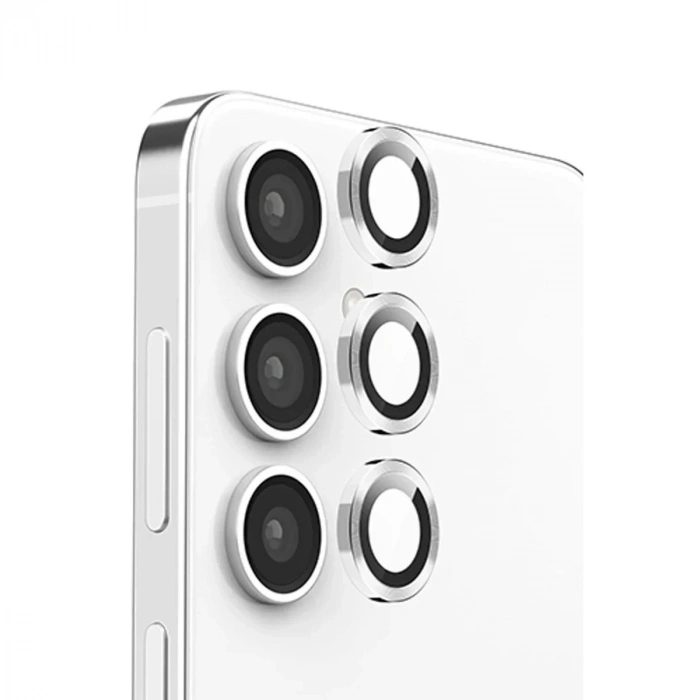 Mey İthalat®  Samsung Galaxy A16 5G Raze Metal Kamera Lens - Gümüş