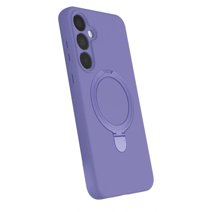 Mey İthalat®  Samsung Galaxy A16 5G Regal Magsafe Standlı Kapak - Lila