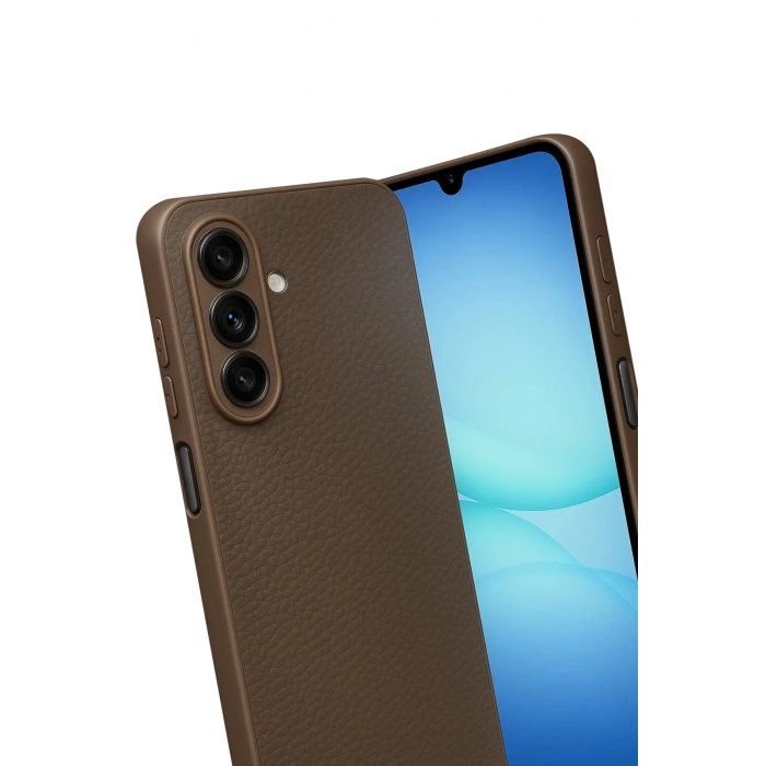 Mey İthalat®  Samsung Galaxy A17 5G Thermax Silikon Kılıf - Kahverengi